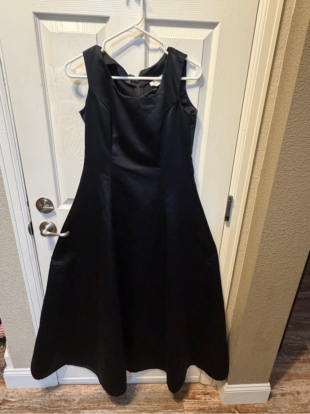 Vintage Southeastern Black A Line Maxi Dress